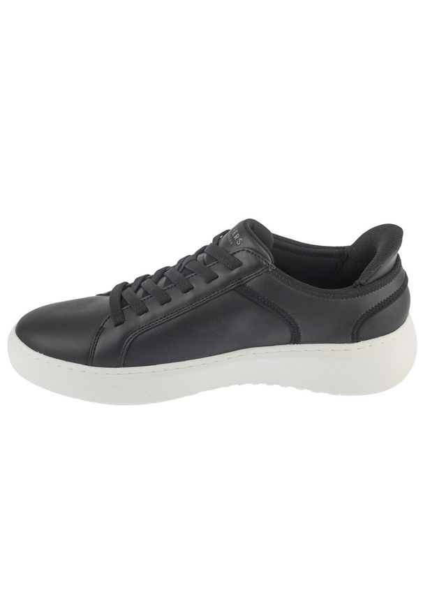 skechers - Buty do chodzenia męskie Skechers Court Break Double Slip-ins. Kolor: wielokolorowy. Materiał: materiał, syntetyk. Szerokość cholewki: normalna. Sport: turystyka piesza