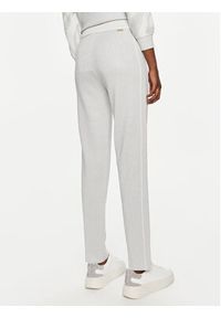 Liu Jo Sport Spodnie dresowe TF4104 MS49I Srebrny Regular Fit. Kolor: srebrny. Materiał: wiskoza