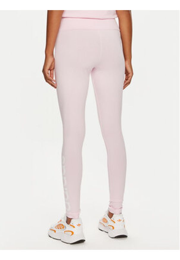 Adidas - adidas Legginsy SPORT INSPIRED LOUNGEWEAR ESSENTIALS HIGH-WAISTED LOGO LEGGINGS ID0024 Różowy. Kolor: różowy. Materiał: bawełna. Styl: sportowy