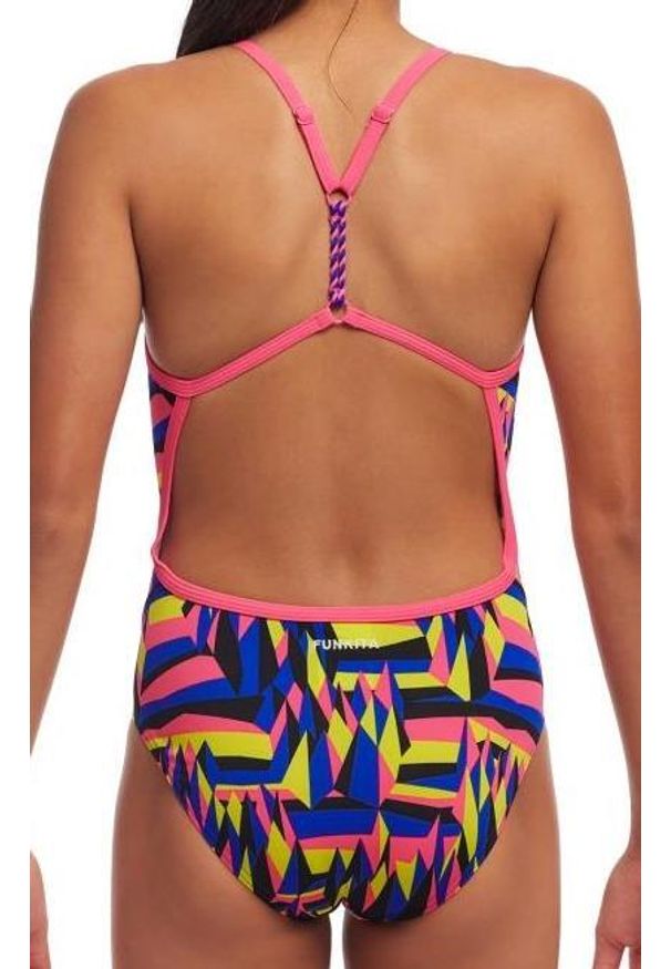FUNKITA - Strój do pływania dziewczęcy Funkita Spike Me - Twisted. Kolor: wielokolorowy