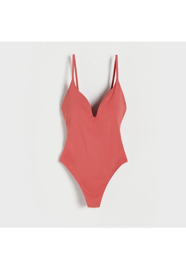 Reserved - Jednoczęściowy strój kąpielowy - Fioletowy. Kolor: fioletowy