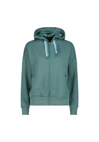 Bluza damska turystyczna CMP 35D7486. Okazja: na co dzień. Kolor: zielony. Styl: casual, sportowy. Sport: turystyka piesza #1