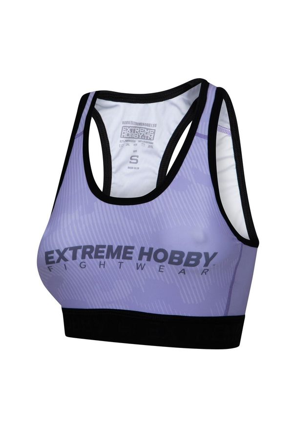 Stanik sportowy fitness siłownia MMA EXTREME HOBBY HAVOC. Kolor: wielokolorowy, różowy, niebieski, fioletowy. Materiał: poliester, elastan. Sport: fitness