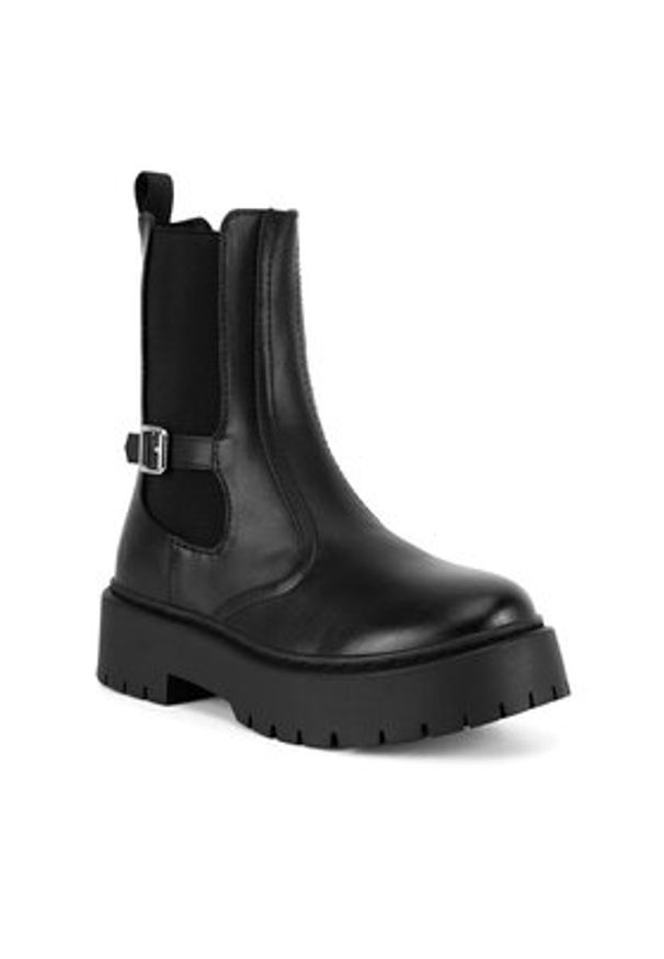 DeeZee Sztyblety HY12123-17 Czarny. Kolor: czarny. Materiał: materiał
