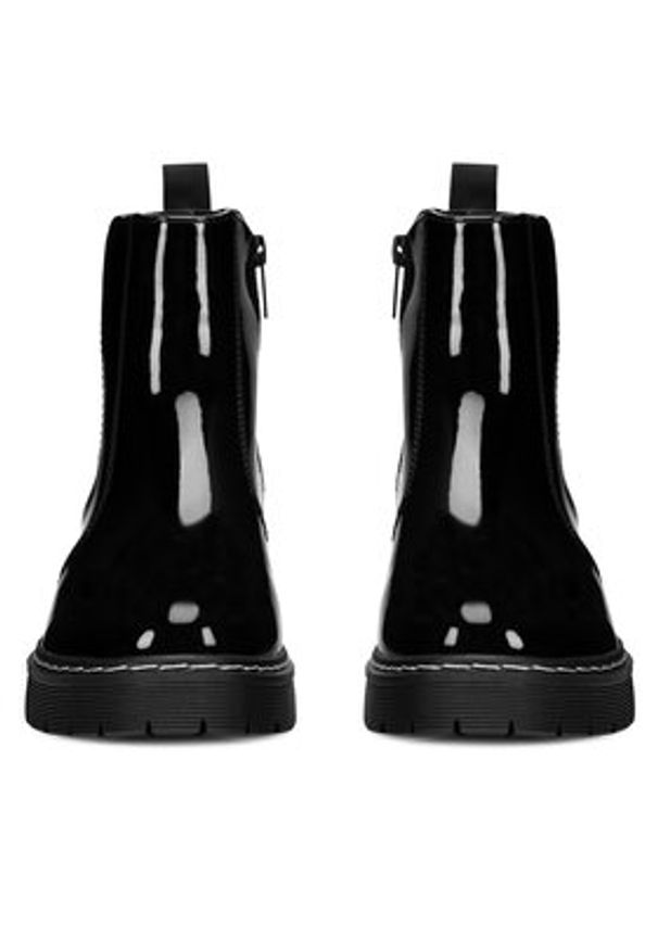 Jenny Fairy Botki WS2910-01 Czarny. Kolor: czarny. Materiał: skóra