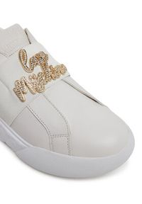 Love Moschino - LOVE MOSCHINO Sneakersy JA15064G1MIA610A Biały. Kolor: biały. Materiał: skóra