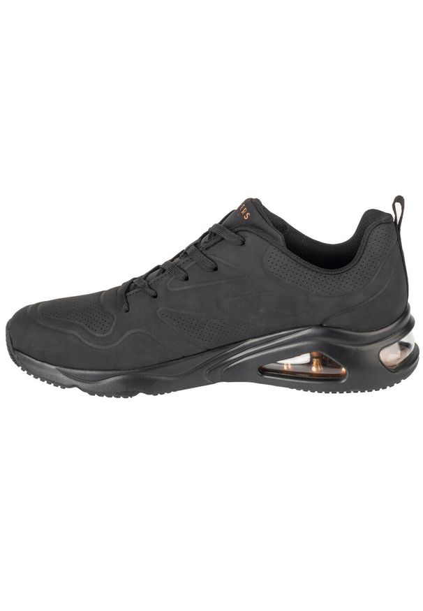 skechers - Buty sportowe Sneakersy damskie, Tres-Air Uno - Ah-Mazing. Kolor: czarny. Materiał: materiał, syntetyk. Sport: turystyka piesza