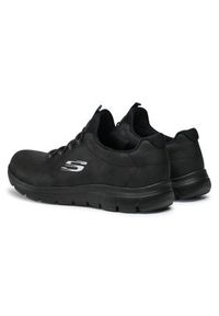 skechers - Skechers Sneakersy Itz Bazik 88888301/BBK Czarny. Kolor: czarny. Materiał: skóra #4