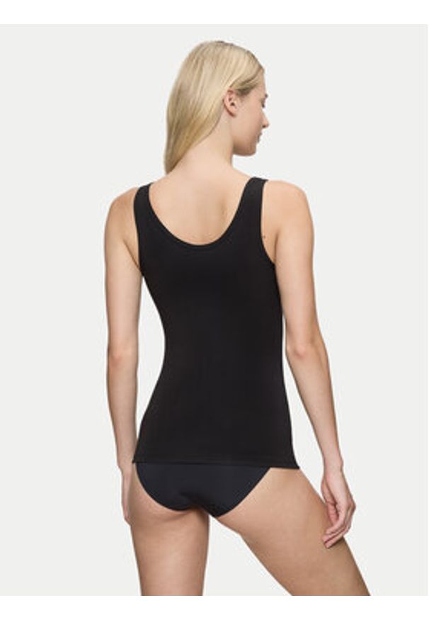 Triumph Top Feel Of Modal 10221637 Czarny Slim Fit. Kolor: czarny
