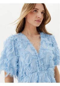 YAS Sukienka koktajlowa Pazylla 26037234 Błękitny Loose Fit. Kolor: niebieski. Materiał: syntetyk. Styl: wizytowy #4