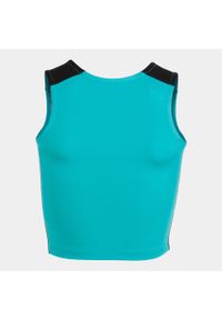 Tank top do biegania damski Joma Record II Crop top. Kolor: wielokolorowy, niebieski, turkusowy, czarny #2
