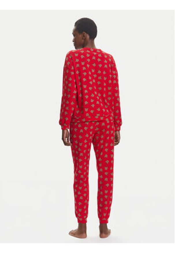 United Colors of Benetton - United Colors Of Benetton Piżama 38DK3P03L Czerwony Regular Fit. Kolor: czerwony. Materiał: bawełna