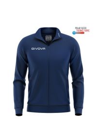 Bluza sportowa Givova Polarfleece Mono 500 2XL. Kolor: niebieski. Sport: piłka nożna