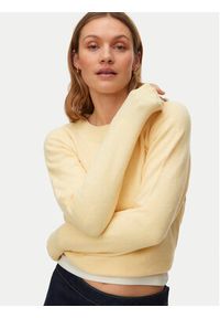Vero Moda Sweter Doffy 10201022 Żółty Regular Fit. Kolor: żółty. Materiał: syntetyk #5