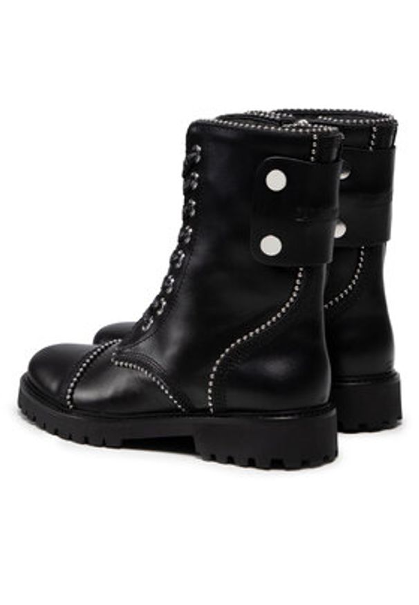 Zadig&Voltaire Botki Joe WKAA1730F Czarny. Kolor: czarny. Materiał: skóra