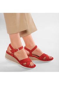 Geox Espadryle D Ischia Corda C D02HHC 00022 C7000 Czerwony. Kolor: czerwony. Materiał: skóra, zamsz #3