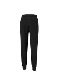 Spodnie męskie Puma ESS Logo Pants TR. Kolor: czarny. Materiał: bawełna, materiał