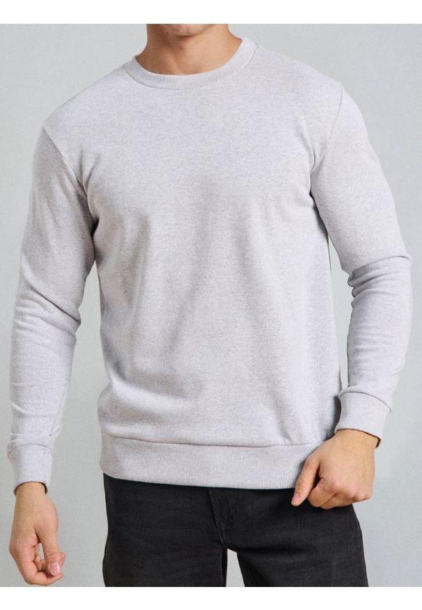 Sinsay - Bluza w stylu basic - szary. Kolor: szary