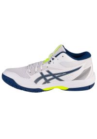 Buty do siatkówki Asics Gel-Task Mt 4 1071A102-100 białe. Kolor: biały. Materiał: guma, syntetyk. Szerokość cholewki: normalna. Sport: siatkówka #4