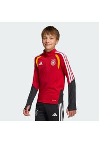 Adidas - Dziecięca koszulka treningowa Niemcy 26 Tiro. Kolor: czerwony. Materiał: dresówka. Styl: sportowy #1