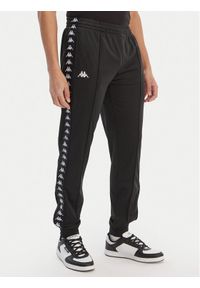 Kappa Spodnie dresowe Banda Rastoria 303KUC0 Czarny Slim Fit. Kolor: czarny. Materiał: syntetyk #1