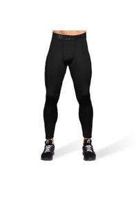 GORILLA WEAR - Smart Rajstopy - Czarny. Kolor: czarny. Sport: fitness