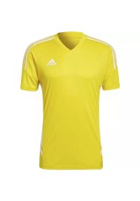 Adidas - Koszulka męska adidas Condivo 22 Jersey. Kolor: żółty. Materiał: jersey