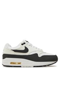 Nike Air Max 1 Sneakersy damskie. Okazja: na co dzień. Kolor: biały. Materiał: guma, zamsz. Szerokość cholewki: normalna. Sezon: lato. Model: Nike Air Max #1