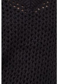 Silvian Heach sweter damski kolor czarny ciepły. Kolor: czarny. Materiał: dzianina #2