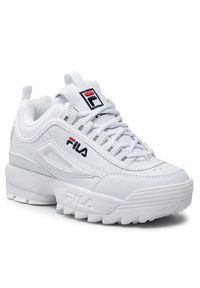Fila Sneakersy Disruptor Kids 1010567.1FG Biały. Kolor: biały. Materiał: skóra #5
