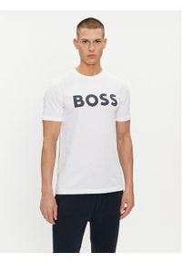 BOSS - Boss T-Shirt Thinking 1 50481923 Biały Regular Fit. Kolor: biały. Materiał: bawełna #1
