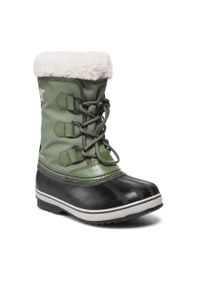 sorel - Śniegowce Sorel Yoot Pac Nylon Wp NY1962 Hiker Green. Kolor: zielony. Materiał: materiał #1