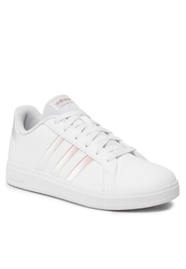 Adidas - adidas Sneakersy Grand Court Lifestyle Lace Tennis Shoes GY2326 Biały. Kolor: biały. Materiał: syntetyk