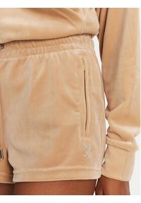 Juicy Couture Szorty sportowe Tamia JCWH121001 Beżowy Regular Fit. Kolor: beżowy. Materiał: syntetyk #4