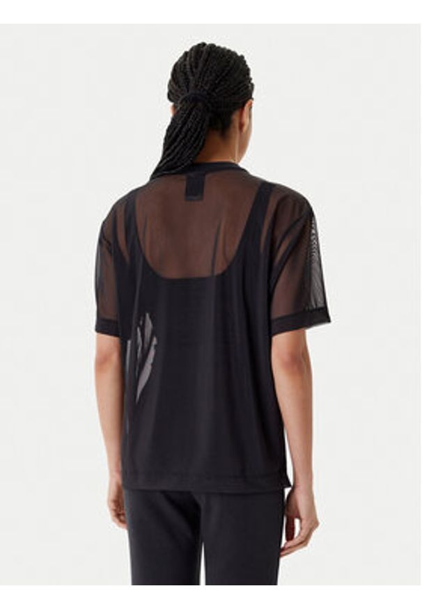 Adidas - adidas T-Shirt ALL SZN Soft Lux Mesh JM3737 Czarny Loose Fit. Kolor: czarny. Materiał: syntetyk
