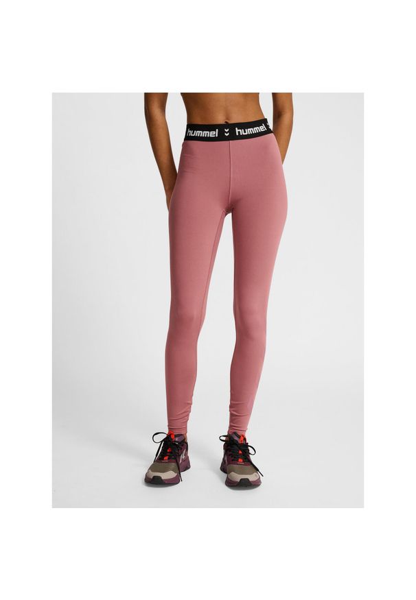 Damskie legginsy Hummel Pulse. Kolor: fioletowy. Materiał: dresówka. Sport: fitness