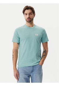 Calvin Klein Jeans T-Shirt J30J327100 Zielony Regular Fit. Kolor: zielony. Materiał: bawełna