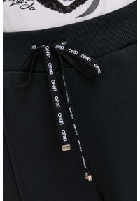 Liu Jo spodnie TA2172.F0870 damskie kolor czarny gładkie. Kolor: czarny. Materiał: dzianina. Wzór: gładki #4