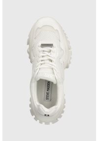 Steve Madden sneakersy Tailgate kolor biały SM11002661. Nosek buta: okrągły. Zapięcie: sznurówki. Kolor: biały. Materiał: guma. Obcas: na platformie #3