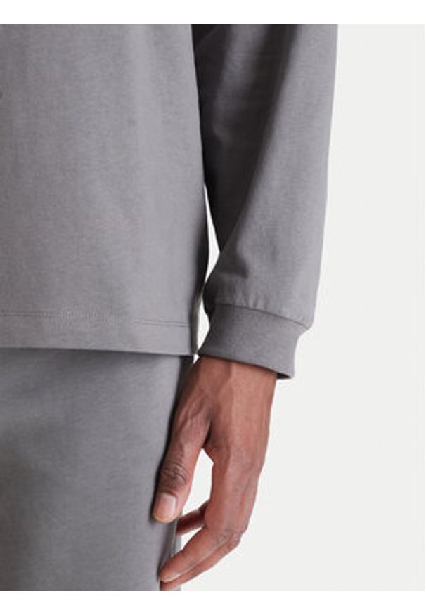 Hugo - HUGO Bluza Daposo 50511029 Szary Relaxed Fit. Kolor: szary. Materiał: bawełna