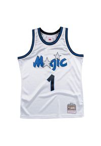 Mitchell & Ness - Jersey Orlando Magic platinum Anfernee Hardaway. Kolor: szary. Materiał: jersey. Sport: koszykówka #1