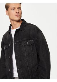 Calvin Klein Jeans Kurtka jeansowa Relaxed Denim Jacket J30J327024 Czarny Regular Fit. Kolor: czarny. Materiał: bawełna #4