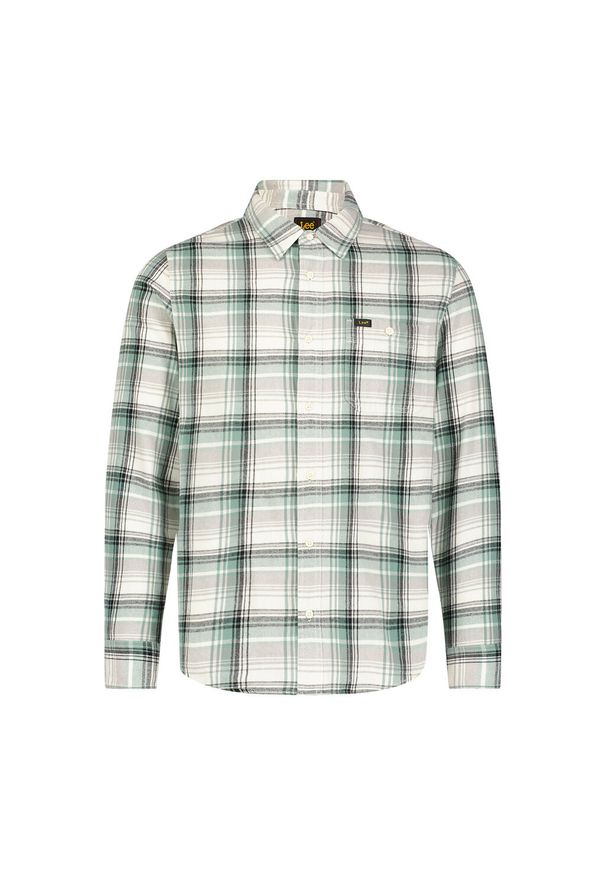 Lee - LEE MĘSKA KOSZULA LEE SURE SHIRT WHITE 112355718 L66N012005