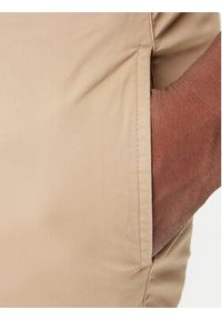 Hugo - HUGO Chinosy David251D 50530886 Beżowy Slim Fit. Kolor: beżowy. Materiał: bawełna