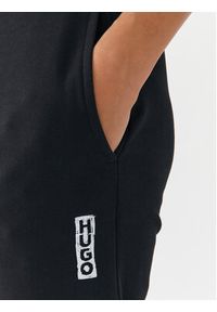 Hugo Spodnie dresowe Easy Jogger_2 50495708 Czarny Relaxed Fit. Kolor: czarny. Materiał: bawełna #4