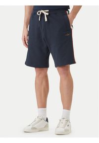 Aeronautica Militare Szorty sportowe 261BF0030UF00677 Granatowy Regular Fit. Kolor: niebieski. Materiał: bawełna. Styl: sportowy #1