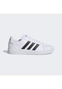 Adidas - Grand Court TD Lifestyle Court Casual Shoes. Okazja: na co dzień. Kolor: biały, wielokolorowy, czarny. Materiał: materiał. Sport: turystyka piesza #1