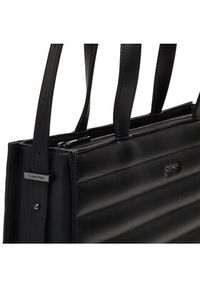 Calvin Klein Torebka Line Quilt Medium Tote K60K612120 Czarny. Kolor: czarny. Materiał: skórzane #3