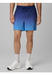 4f - 4F Spodenki plażowe boardshorty męskie - granatowe M. Kolor: niebieski. Materiał: materiał #2