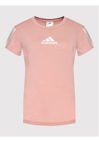 Adidas - adidas Koszulka techniczna HD1790 Różowy Regular Fit. Kolor: różowy. Materiał: bawełna #3